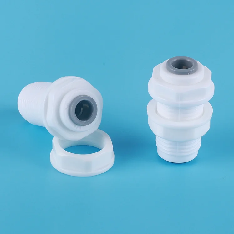 Water Flexible Nipple Compression Water Hose Male Quick Connect Fittings Corner Plastic Pipe Union Connectors quick fittings