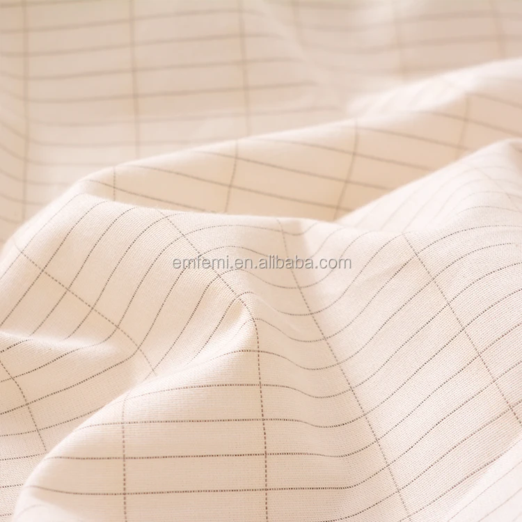 Grounding Fitted Sheet with 15 feet Grounding Cord, 5% Silver Fiber & 95% Cotton Fiber,  for Better Sleep EMF Protection
