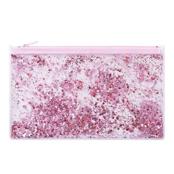 Блестящий органайзер для кистей для макияжа из ПВХ, чехол для кистей для макияжа