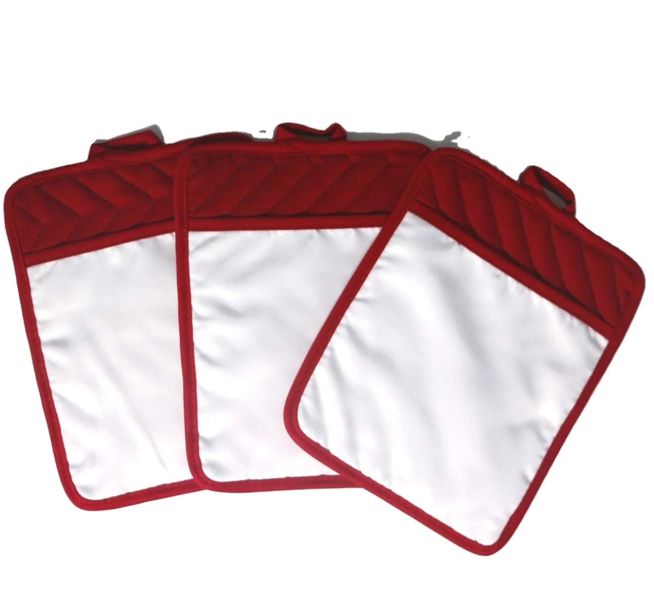 Dye blank sublimation Pot holder hot pads with pocket ornaments Christmas pot holders