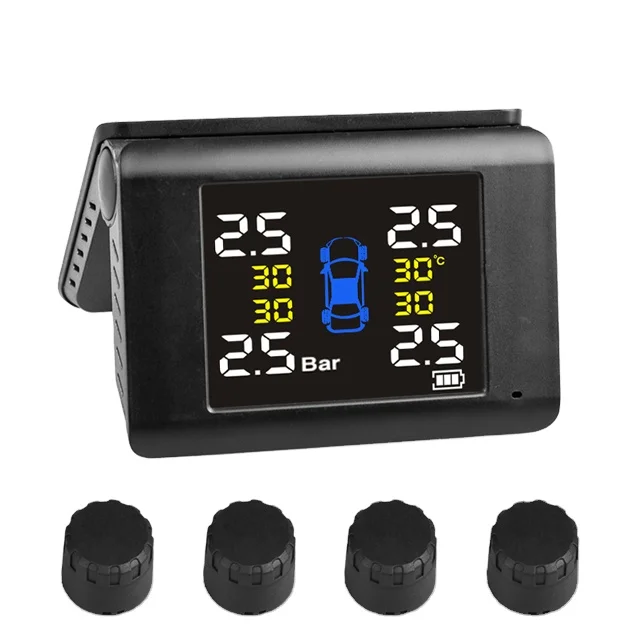 Wireless digital lcd display tpms tire pressure monitoring system