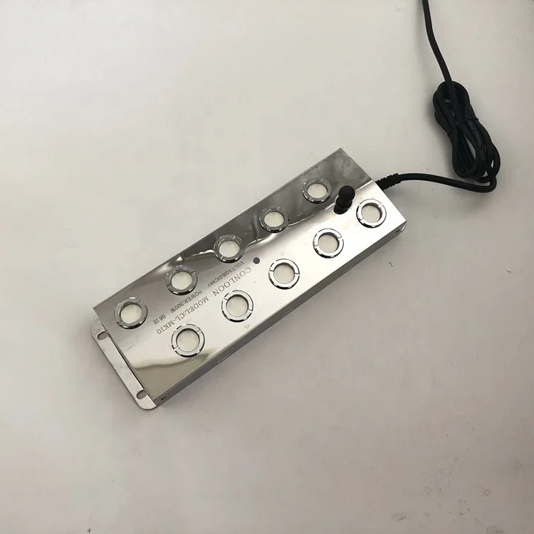 7L/час ультразвуковой нержавеющая сталь фоггер создатель тумана увлажнитель 10 глава