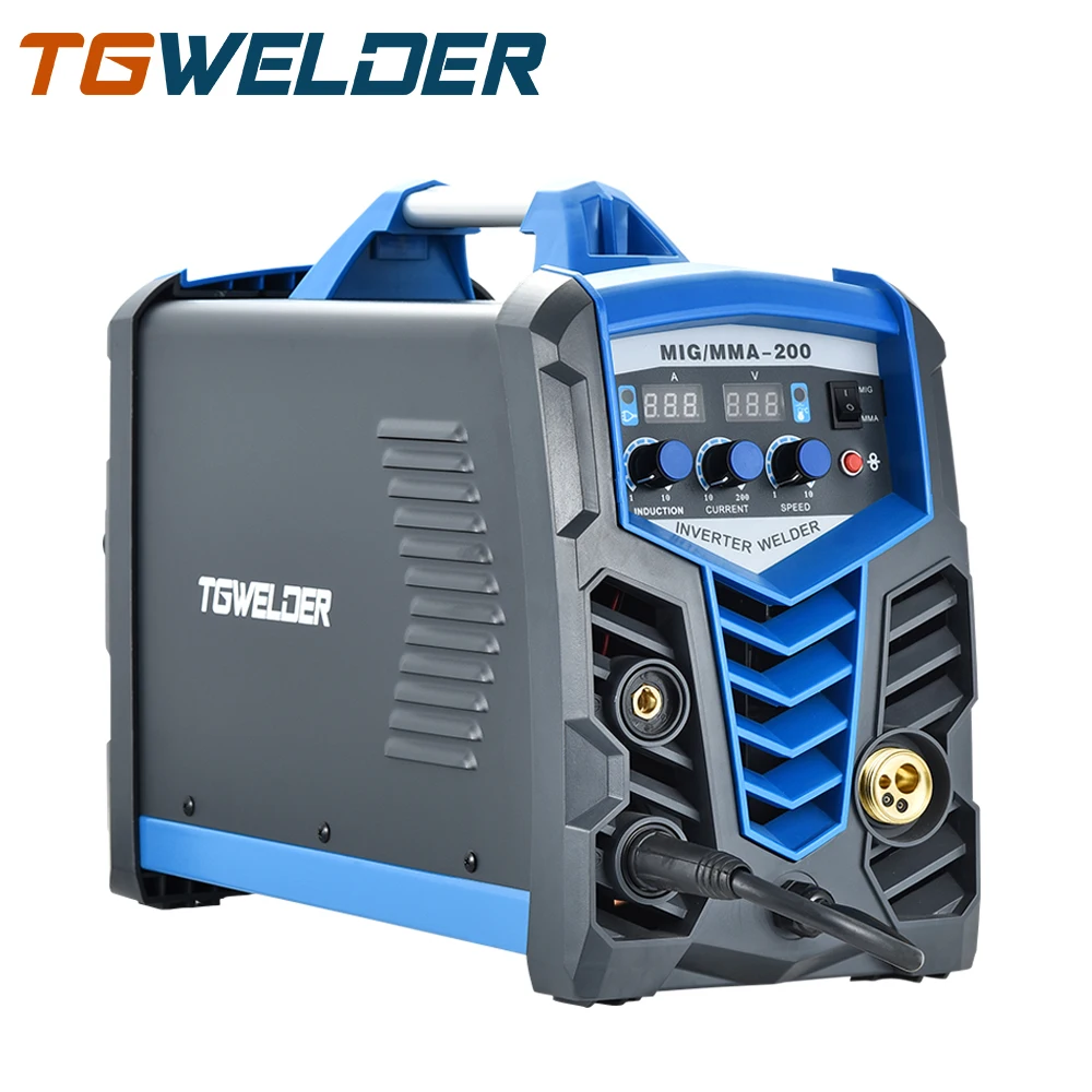 160amp инверторный Сварочный аппарат mig постоянный ток 220 В полный набор сварочных