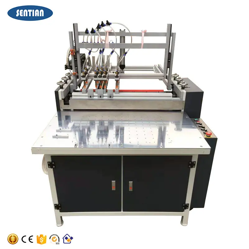 Али Баба Китай рынок ламинация бумага искусственная кожа торт коробка склеивания машина