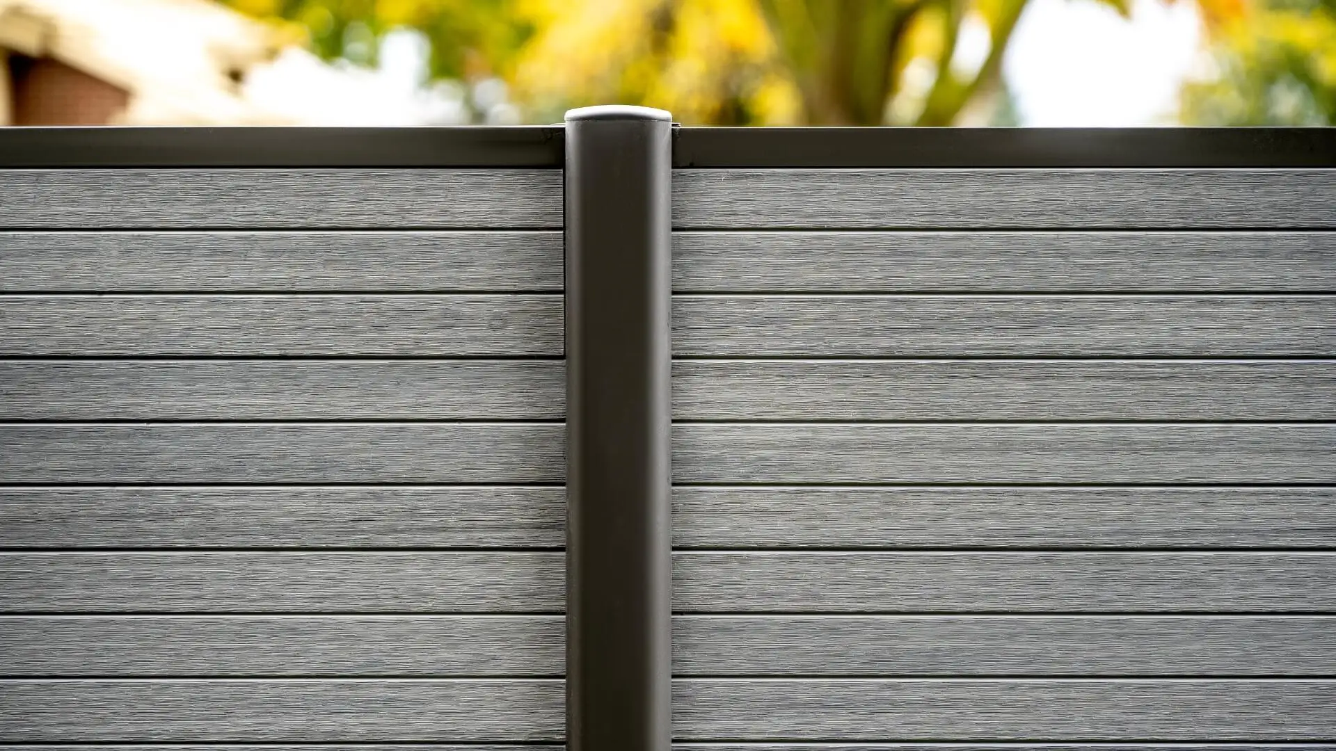 LANDING privacy co-extrusion wpc fence composite wood wpc post upright column pole outdoor fence post wpc garden fence