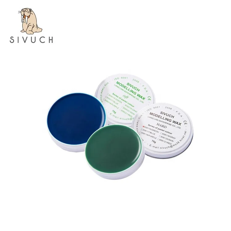 Blue bite block instruments dental wax modelling