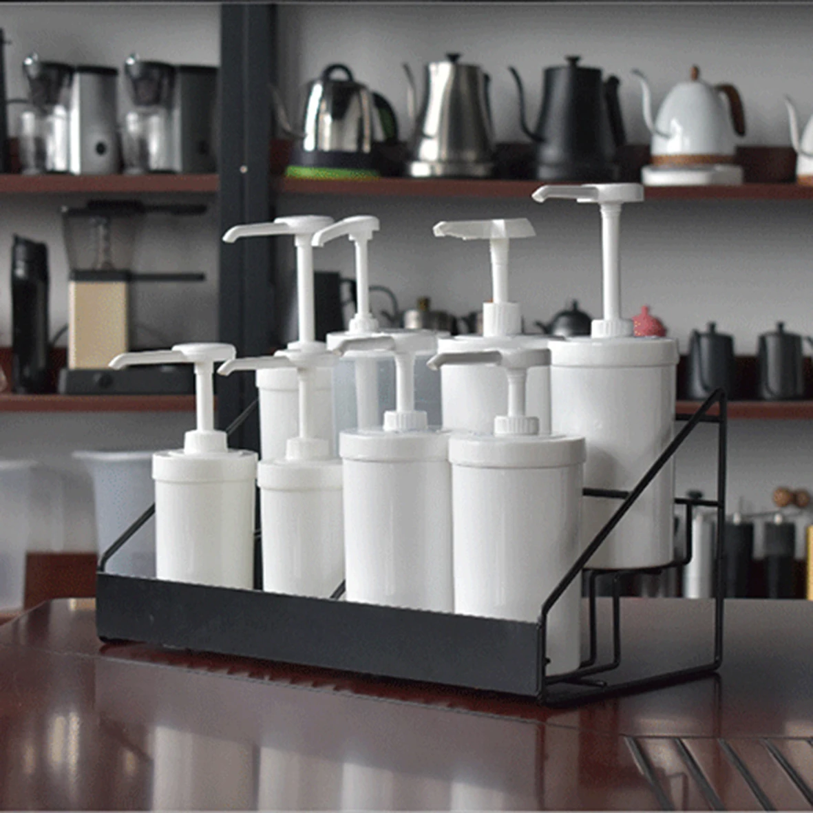 UK10 Salad dressing Universal cover 10ml Oyster sauce syrup pump dispenser