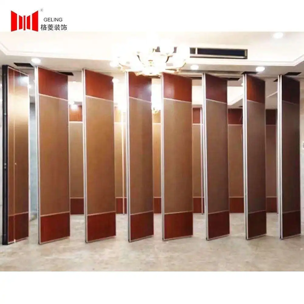Hotel activity partition mobile screen hotel folding sliding door partition wall box banquet exhibition hall mobile partition