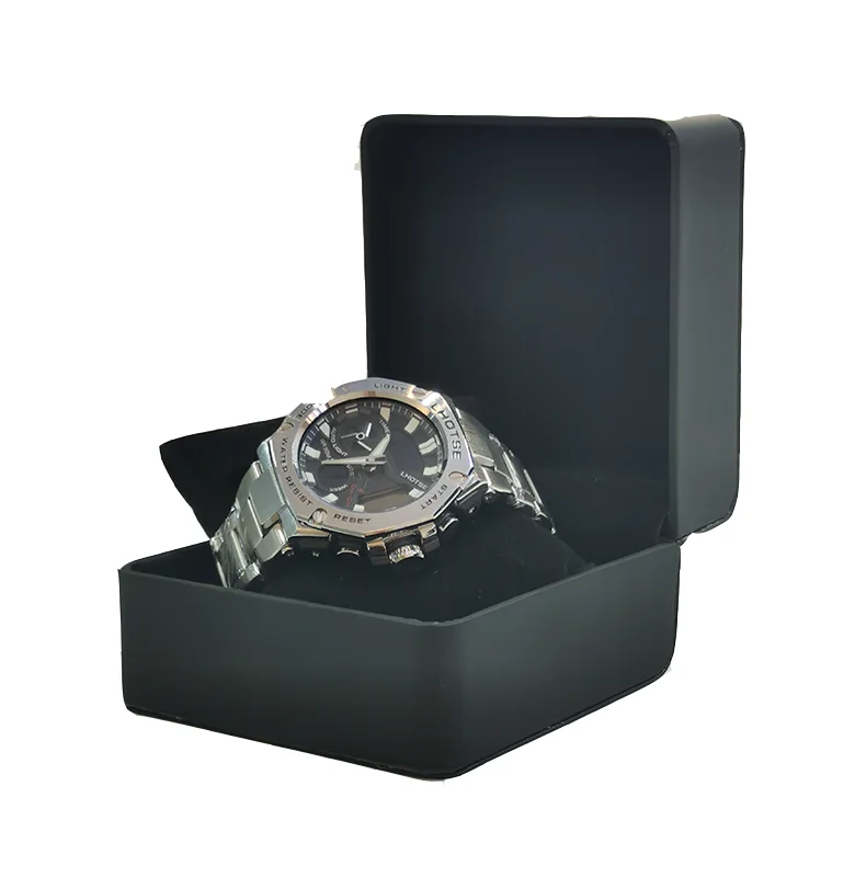 LHOTSE BOX -PU Custom cheap luxury leather lady watch packaging box wholesale Wrist watch gift box