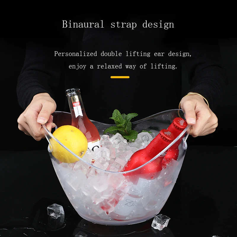 
ice bucket acrylic colar beer champaign bucket ice big small bar China wine glass bucket for ice stand mini large clear party 