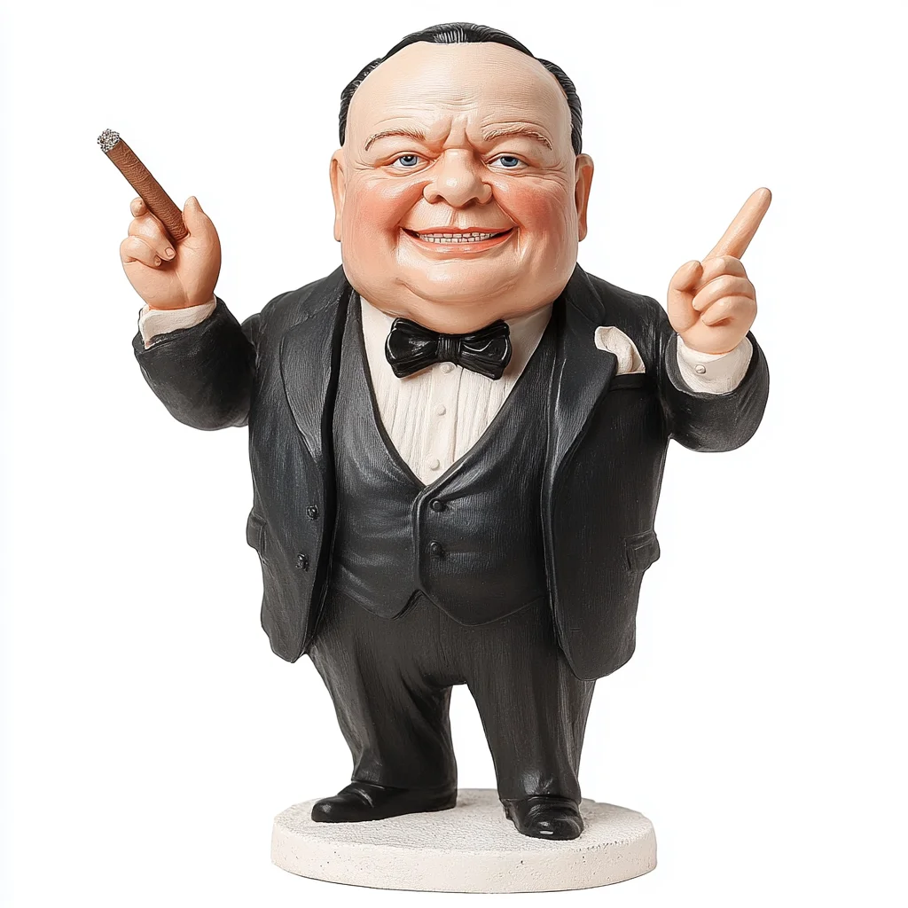 factory wholesale famous person Churchill figurine custom Personal man figure Collection Model souvenir resin gift figurine
