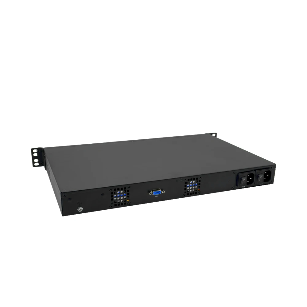 1 U Pfsense Firewall Server PC 4 lans D525 Network Security Firewall Linux Router with D525 CPU