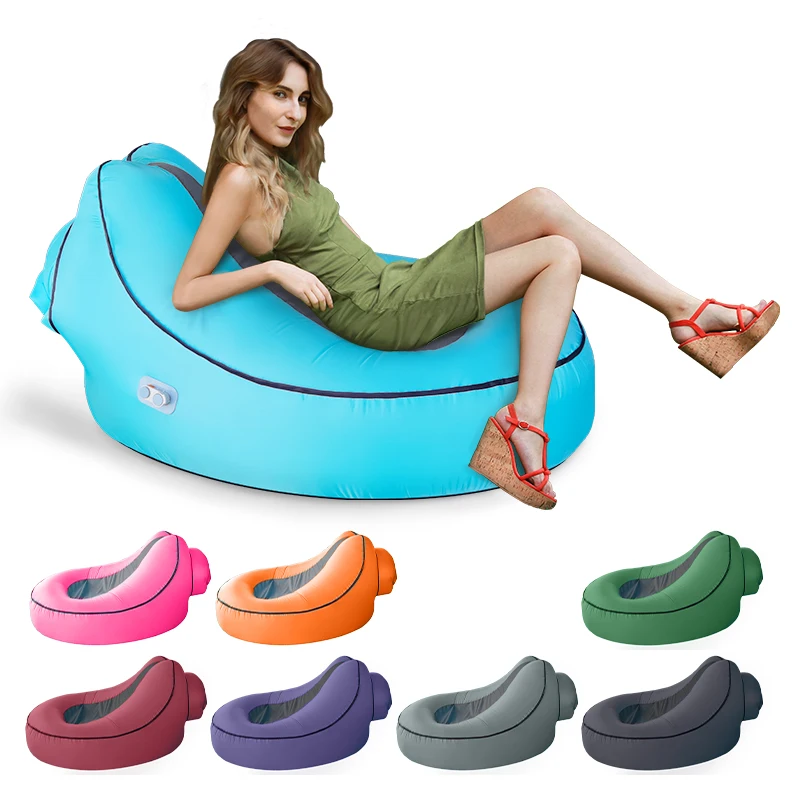 Wholesale New Design Outdoor Air Pump Sofa Fast Inflatable Lounger Chair Air Sofa
