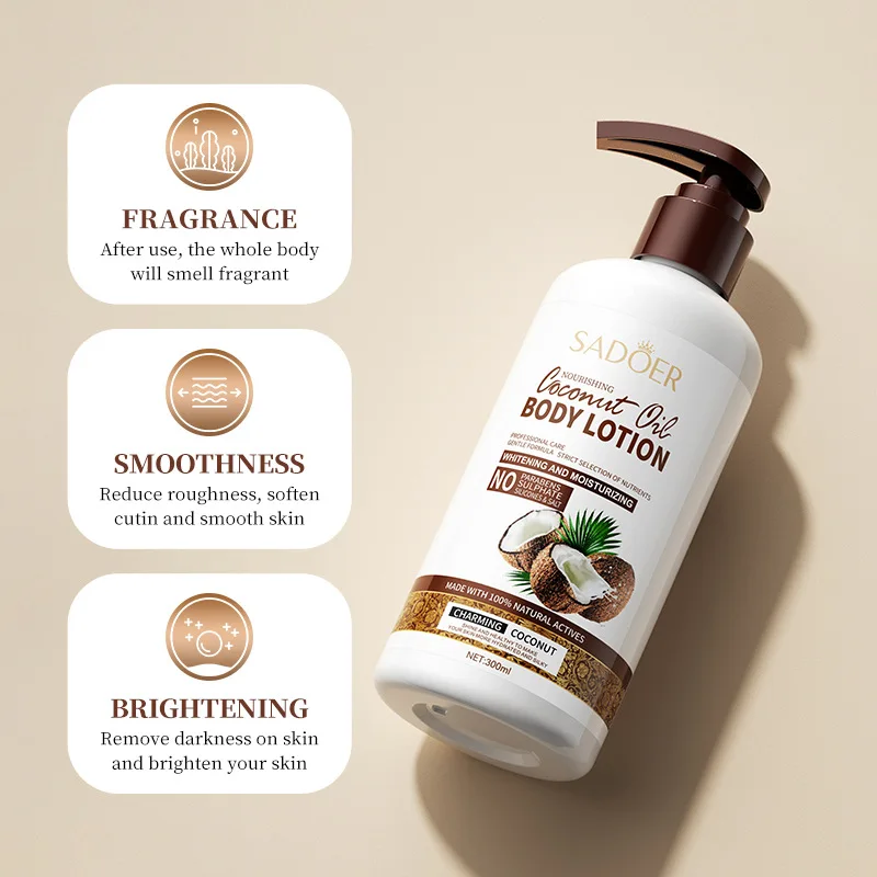 New Product Coconut Moisturizing Body Milk Mild and non irritating Relieve fatigue Body Milk Cream Lotion