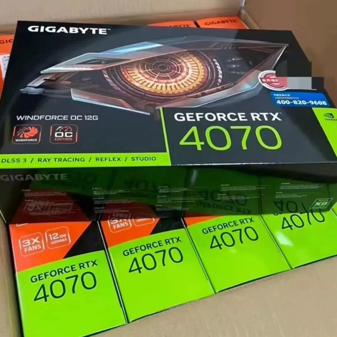 GeForce RTX 4070 12GB Gaming Desktop Graphics Card With 12GB GDDR6X 192 bit Memory Support OverClock GeForce RTX 4070