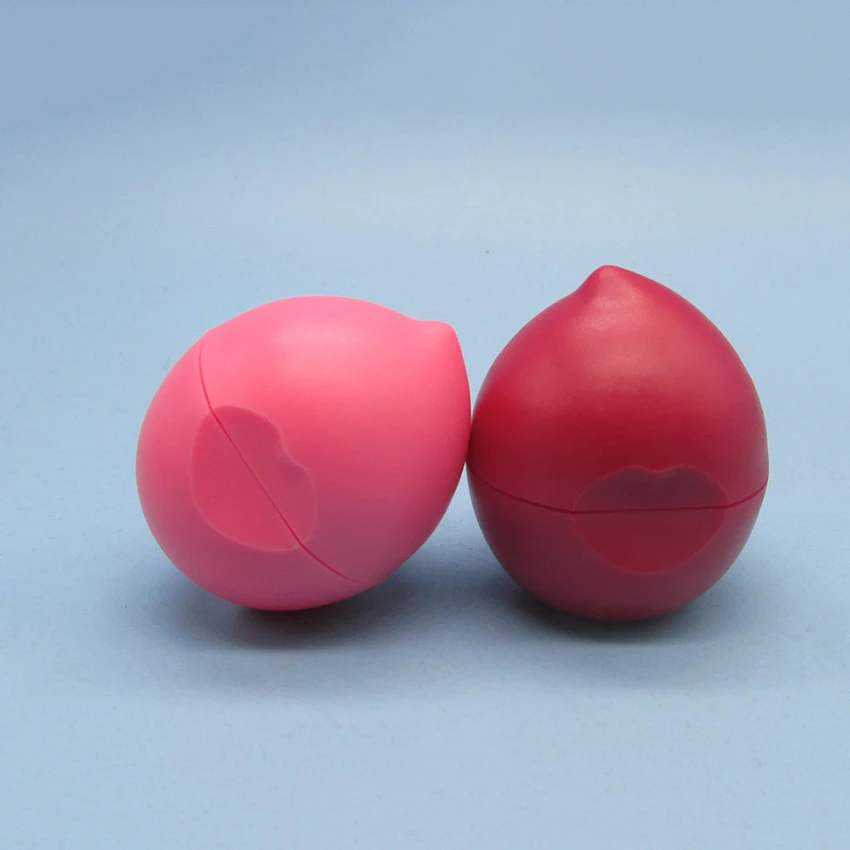 teal empty lip gloss tube eos lip balm cosmetic containers ball plastic 5g Mini Lip Balm Tube Container