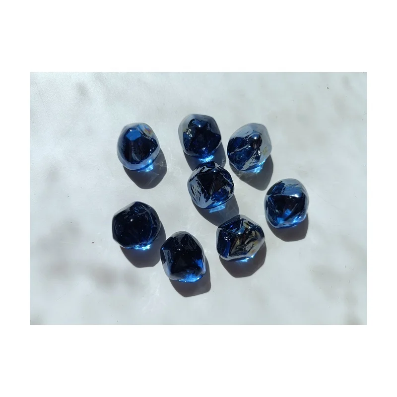 Langfang светло-голубые огненные стеклянные бусины с каминным стеклом или пейзажным