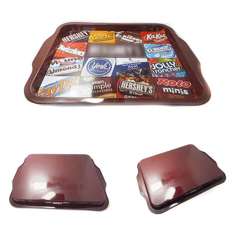 Promotion Rectangle metal serving food tray / beer tray