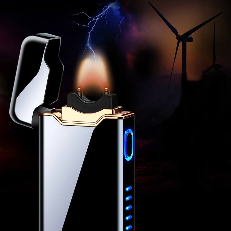  Прикуриватель с двойной дугой usb Перезаряжаемый электронный прикуриватель для