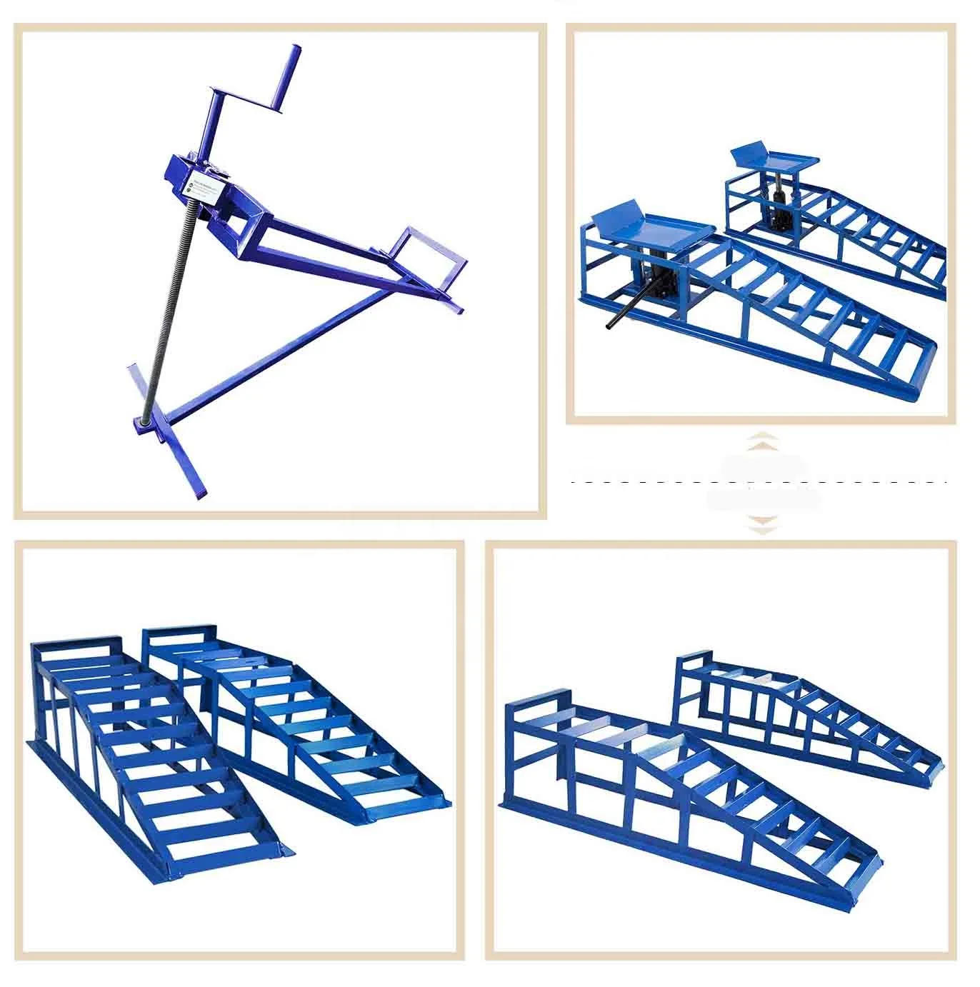 wholesale Car Ramp 2 Ton Portable Car Van Mechanic Shop Garage Heavy Duty Wide steel Ramps hydraulic car lifting ramp