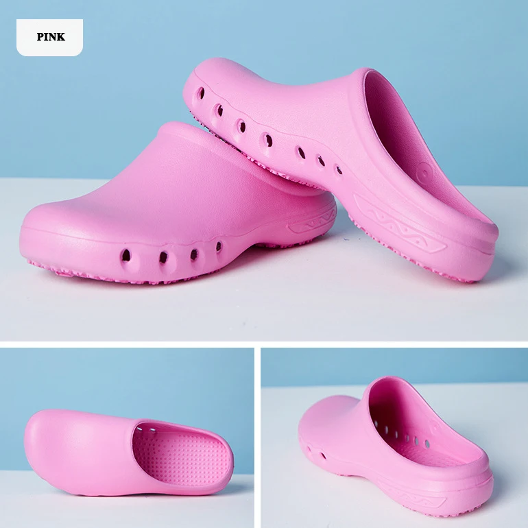 Anti-Slip Chef Safety Shoes Men Women Shoes Hospital Medical Surgical Work Shoes Slippers