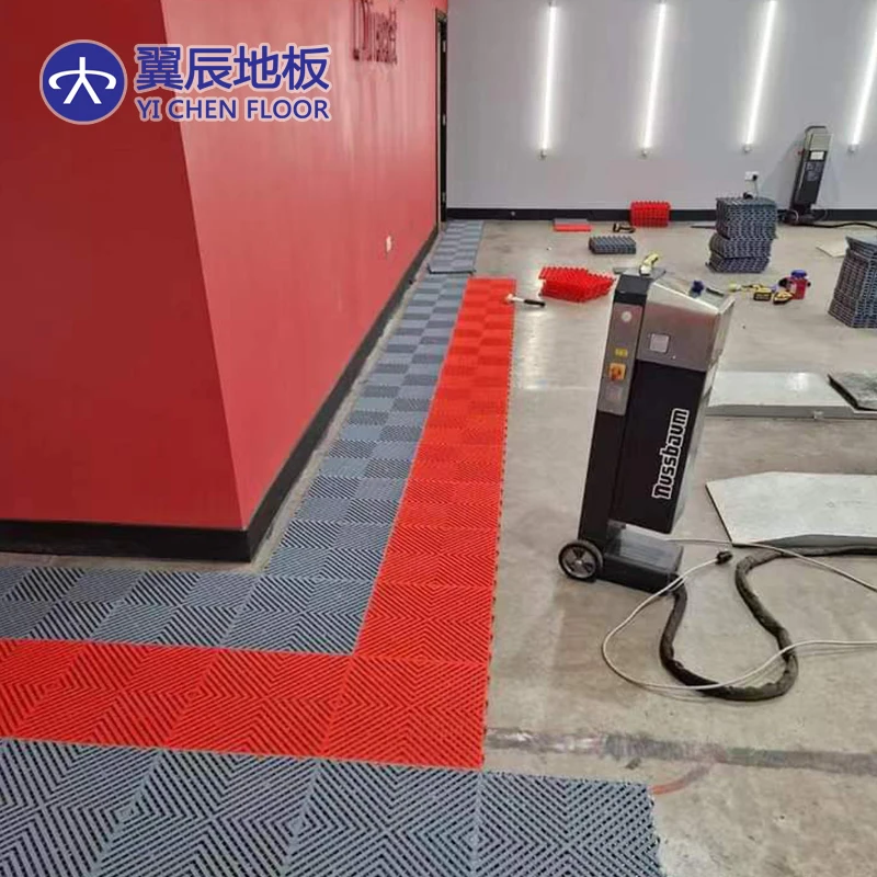 400x400x20mm anti slip modular  tiles for car garage