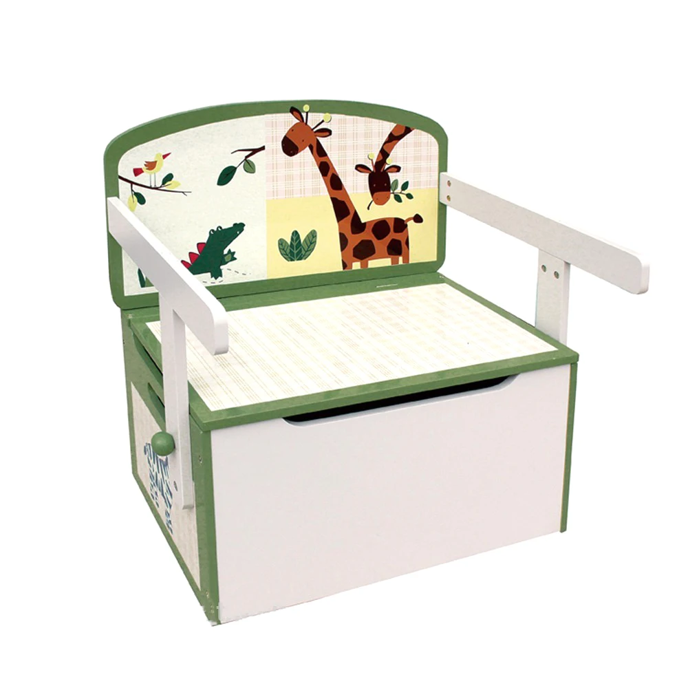 Factory manufacture various new design wooden toy box storage for kids
