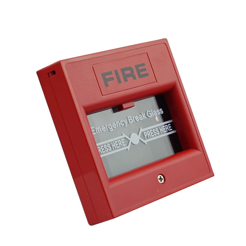 break glass fire emergency button for