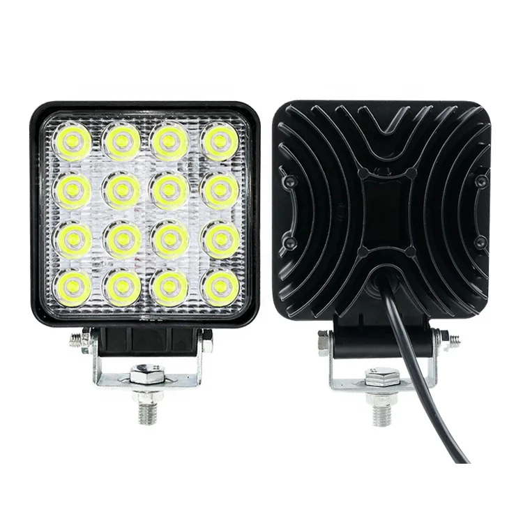 High power imitate lumen chip 12v-80v  48w led working lights aluminum tractor led work lights for motorcycles