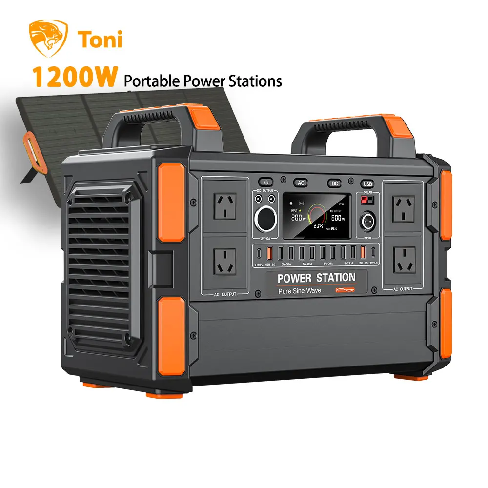 Toni 2024 портативные блоки питания 1008Wh/3 2 V 315000mAh/22 4 45Ah более безопасные литий-ионные солнечные системы резервного копирования для дома и на улице