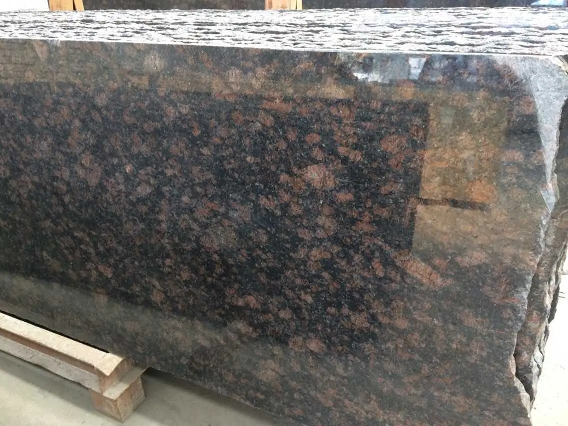 Natural stone tan brown granite slabs for countertop brown granite staircase