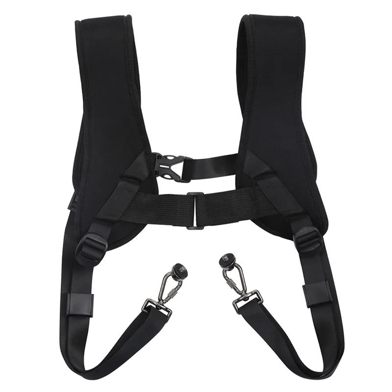 Creative Design Quick Release Double Shoulder Harness Soft Pad Decompression Strap Belt for DSLR Digital Cameras