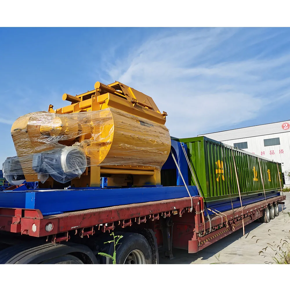 HZS120 Cement Concrete Batching And Mixing Plant Batching Machine With 4 Aggregate Bins