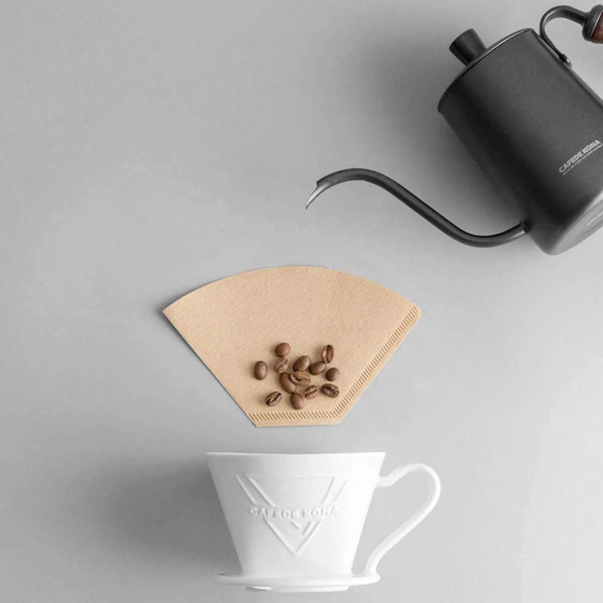 Fan shaped Filter Paper For U103 Coffee Drip