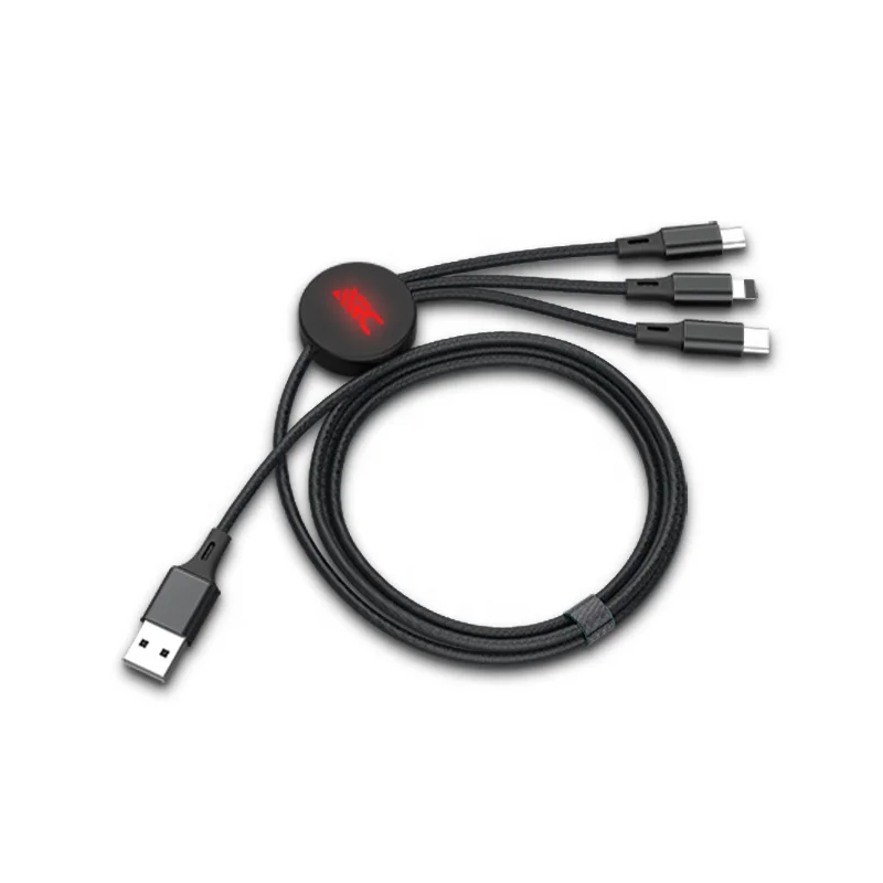 CL-101 3 в 1 Оптовая Продажа с фабрики Дата-кабель Usb магнитными разъемами кабель для быстрой зарядки и передачи данных типа C микро Iphone