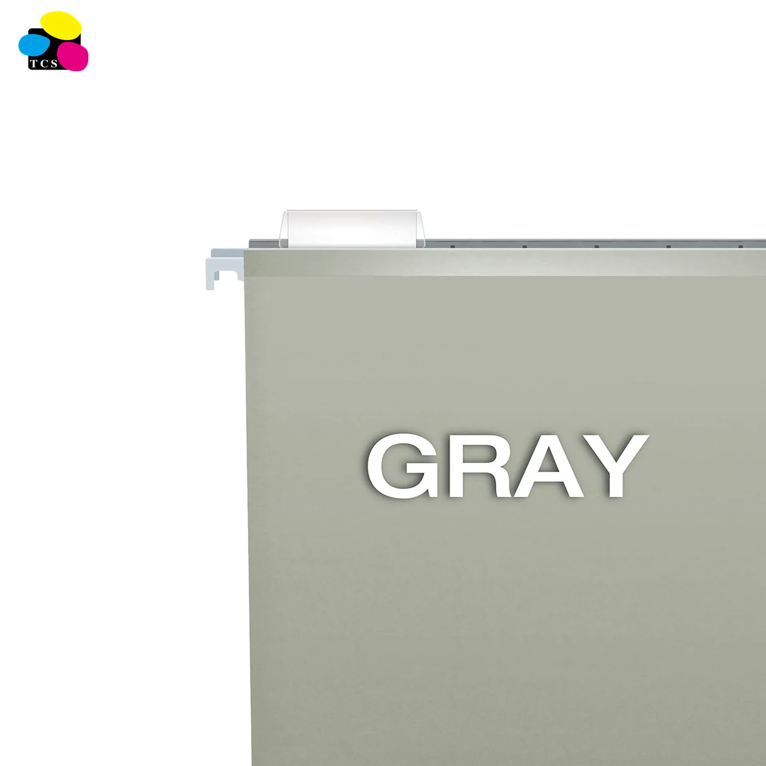 
office supply 1/5 Cut 8 1/2in. x 14in Legal Size2-Tone Gray Hanging File Folders 