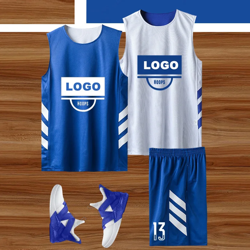 OEM Blank Plus Size Mesh Latest Sublimation Basketball Short Uniform Color Blue Dresses Design Custom Basketball Jersey For Men