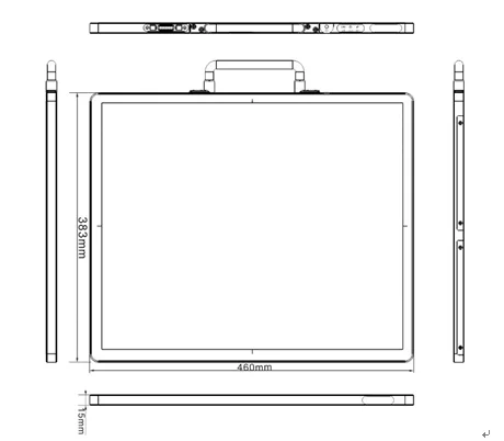 Wireless DR X-ray Flat Panel Detector Portable x ray Detector