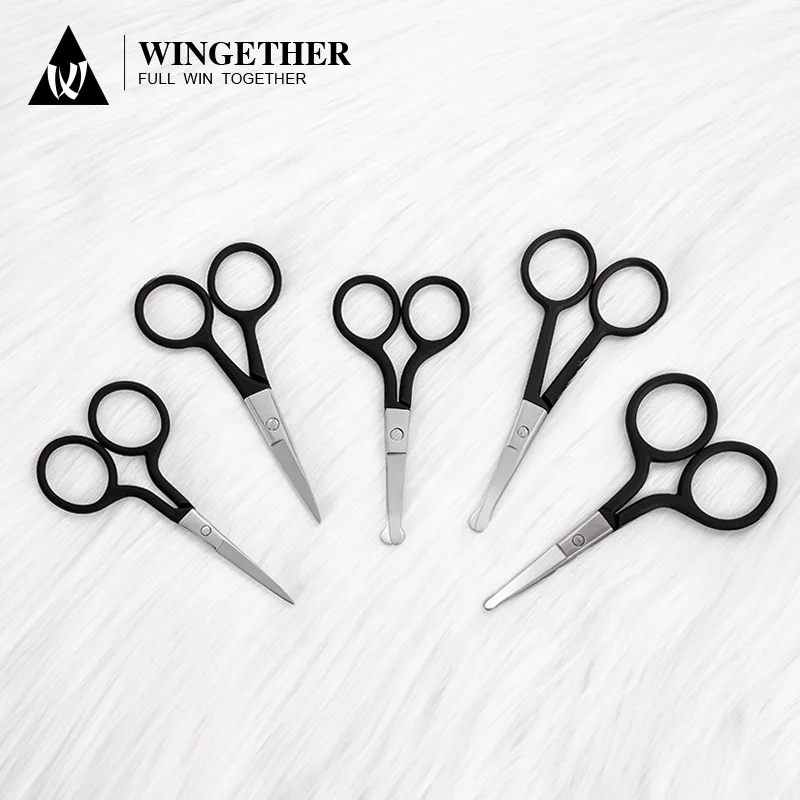 Wingether Amazon, оптовая продажа, все нержавеющие ножницы, прямые ножницы с пластиковой ручкой, ножницы