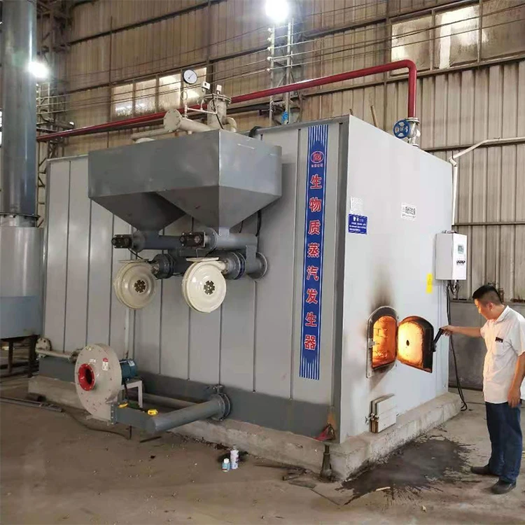 100kg 300 Kg Biomass Fired Wood Pellet Heating Steam Boiler Steam Generator For Beer Industry