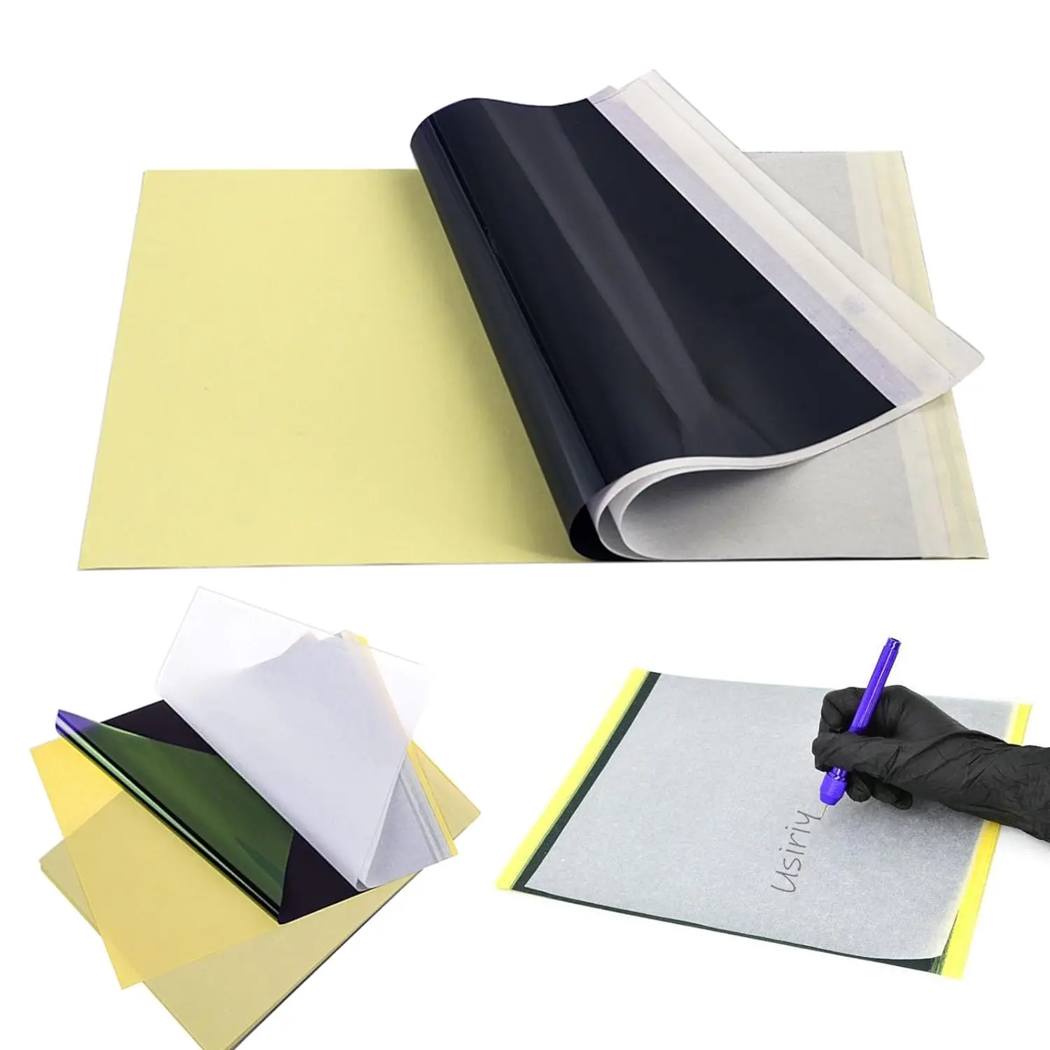 Hadiyah Tattoo Transfer Paper 10 Sheets/ Bag Stencil Copier Sheets Of Thermal Carbon Tattoo Paper For Tattoo Supply