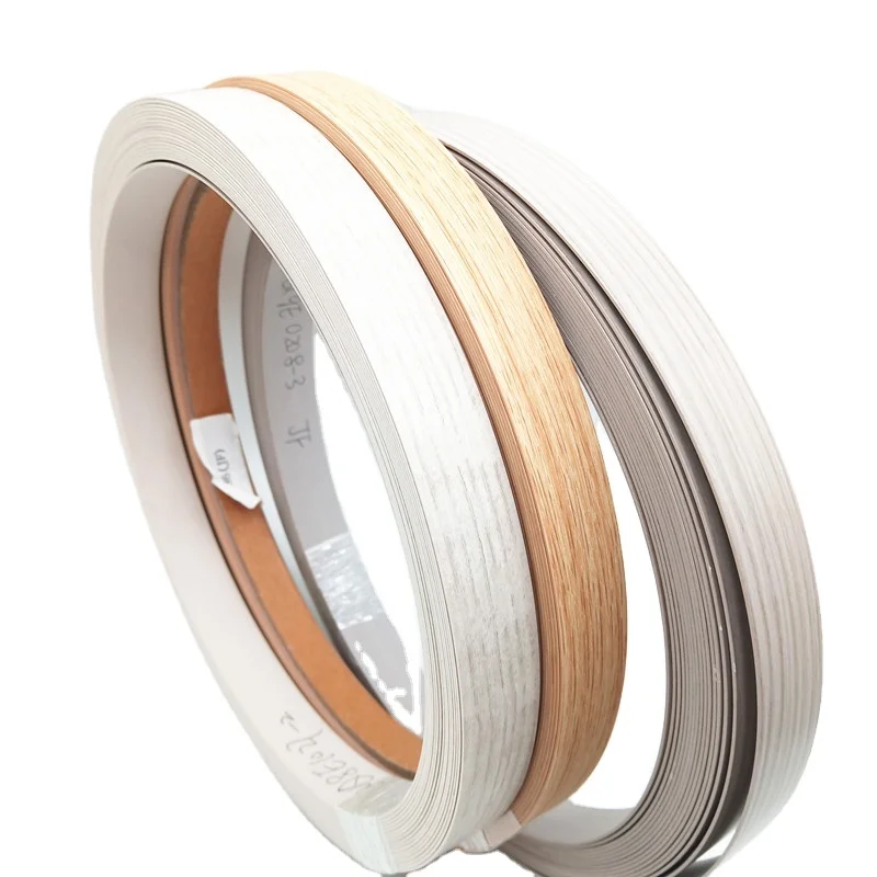 Waterproof Flexible Plastic ABS PVC Strip Edging  Edge Banding For MDF Board Desk