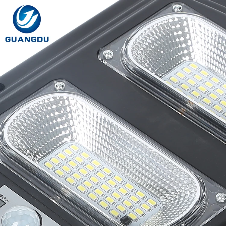  Guangdu Outdoor Ip65 Waterproof Abs 50w 100w 150w 200w 250w 300w Integrated All In One Solar Led Street