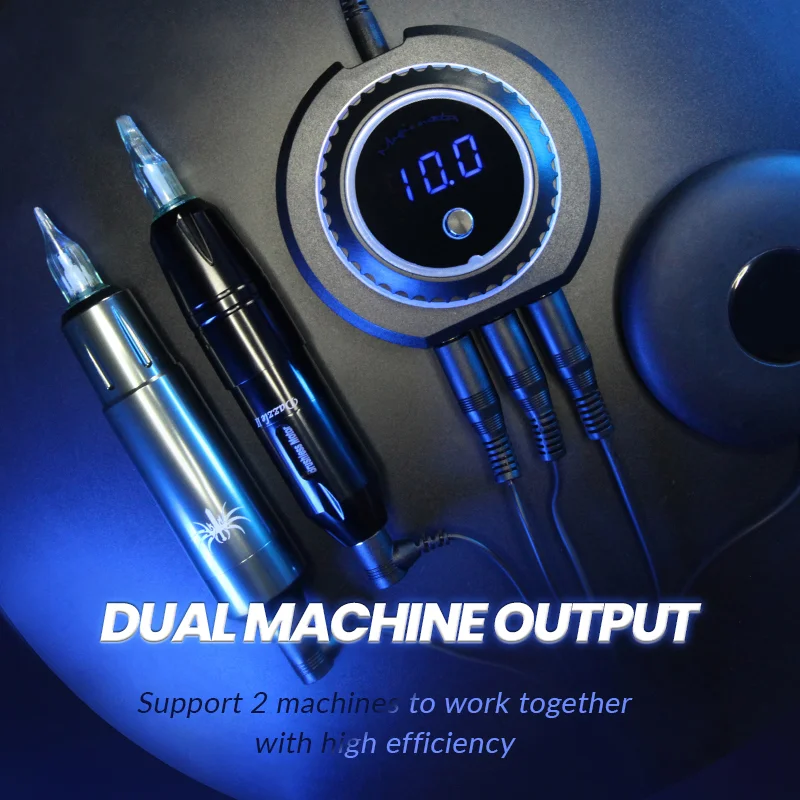 Wholesale New Upgrade Digital LCD Display Touch Screen Mini Aurora 2 Tattoo Power Supply Fit All Tattoo Machine