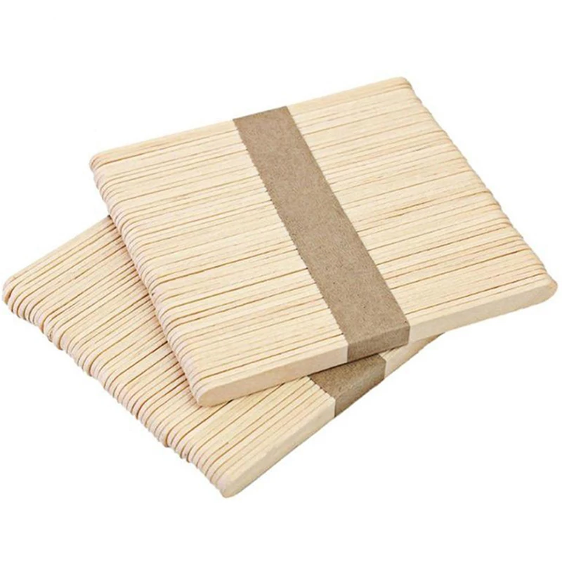 Ice Cream Stick 114mm Single Use Ice Cream Sticks Ice Cream Sticks Birch Wooden