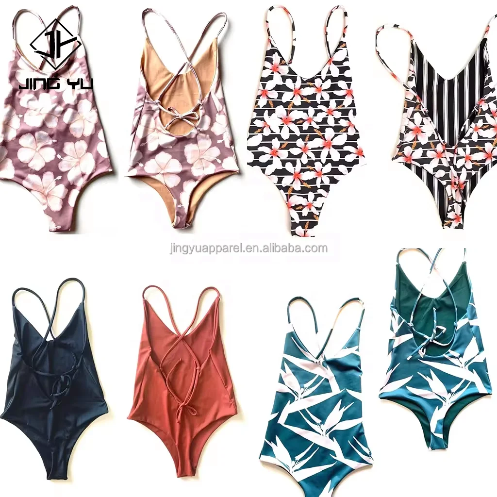 2024 New Custom Private Label Custom Bikini Printed Swim Suits Bikini Set Hawaiian Bathing Suits For Women