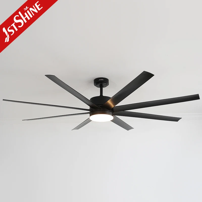 1stshine Ceiling Fan with Light Reversible DC Motor High Airflow Industrial LED Ceiling Fan with Remote Control