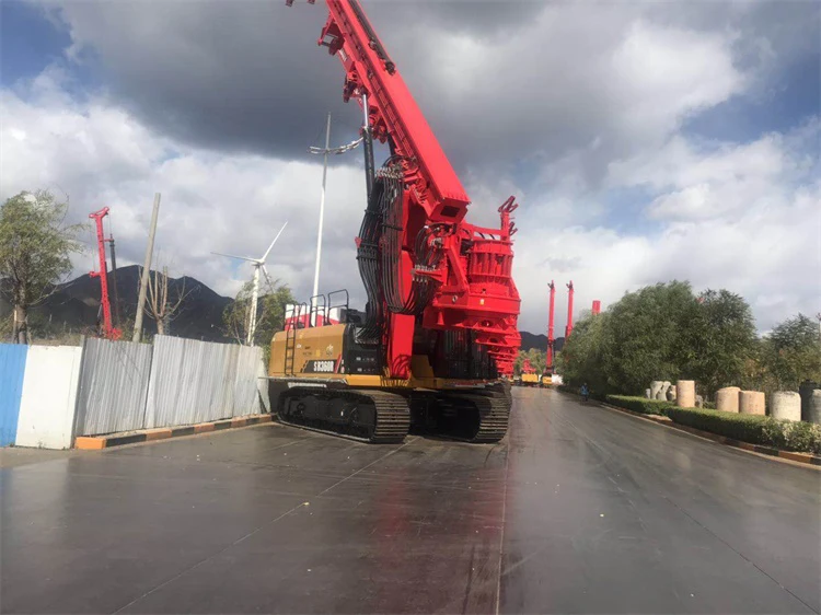 SR175-S Drive Geotechnical Percussion Head Hydraulic Piling Machine Borehole Rotary Drilling Rig with Factory Price