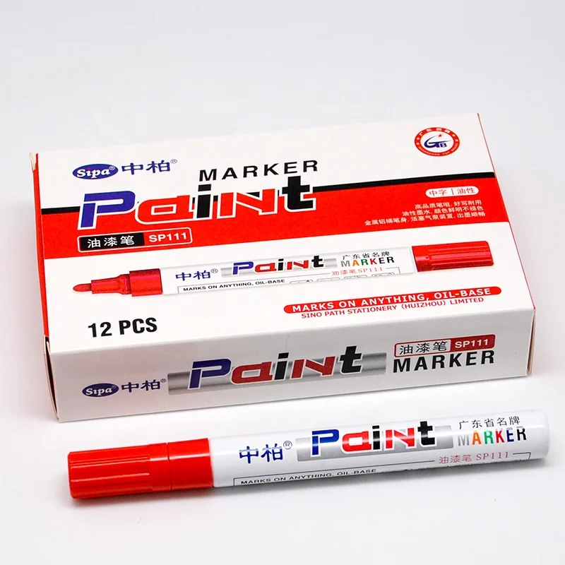 Ручка-маркер SP111 металлическая Наскальная живопись деревянная пластиковая холщовая кружка маркер для перманентной краски