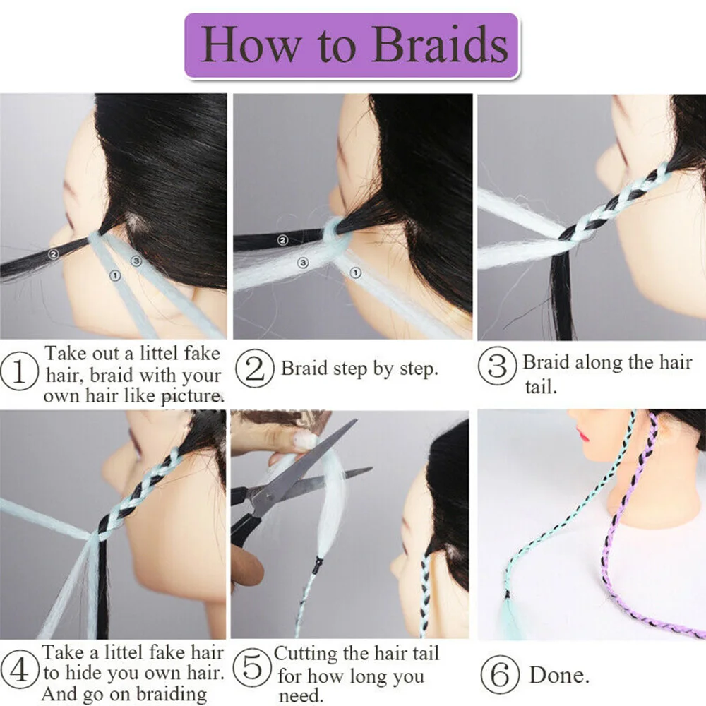  Ombre Jumbo Braiding Hair Extensions 41Inch Synthetic Braids for Crochet Box Twist Mixed